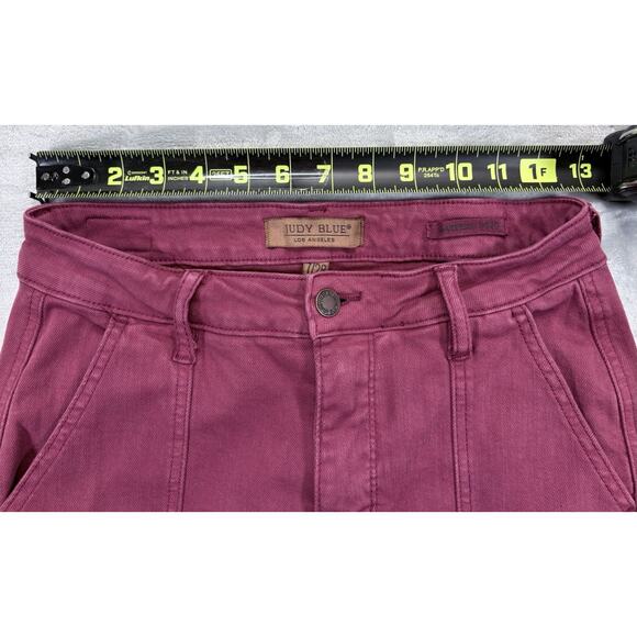 Judy Blue High Rise Jeans-color Cabernet Size 7/28 Style J888809 Great Condition - Picture 3 of 8